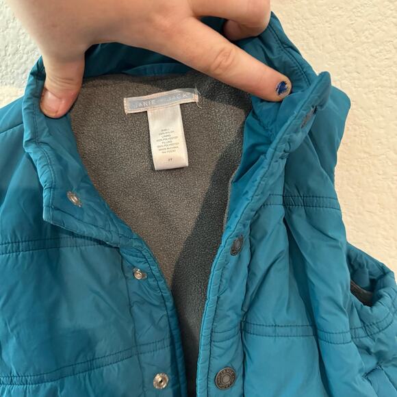 Janie and Jack puffer vest 2t lined‎ winter - Picture 3 of 4
